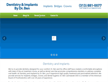 Tablet Screenshot of drbendentistry.com